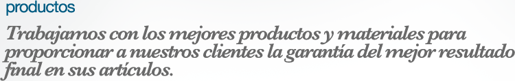 productos